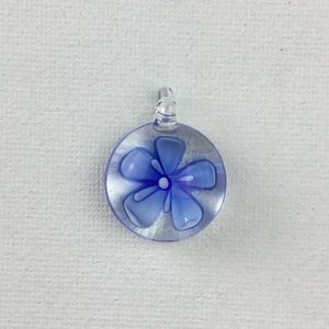Beautiful Sweet Floral Glass Pendant